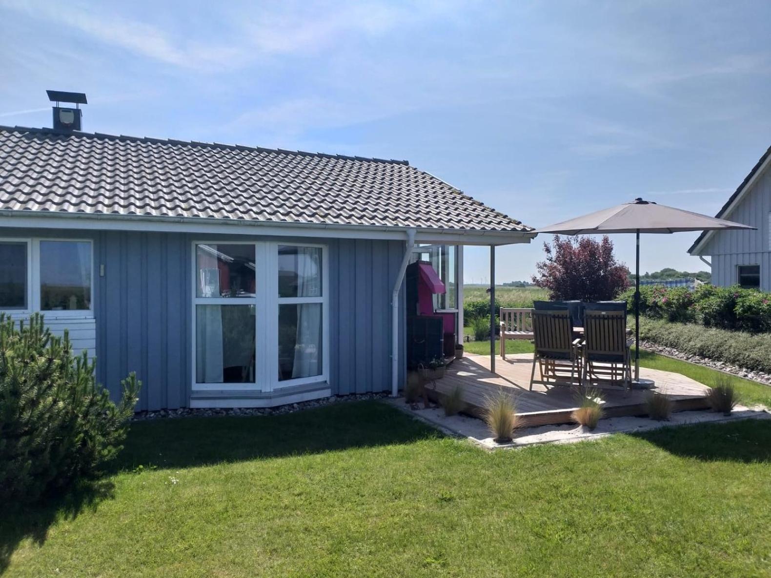 Modernes Ferienhaus Direkt An Der Nordsee Wesselburenerkoog Eksteriør billede